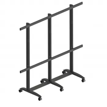 EDBAK TRV400.006 mobilus stovas Samsung 130 col. IAC LED ekranui, 200 kg, juodas