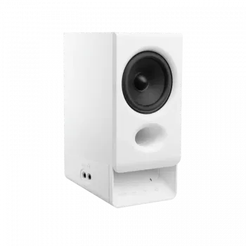 Edifier R20BT kompaktiški Bluetooth 2.0 garsiakalbiai su aplinkos šviesa, balti