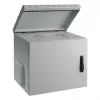 EFB 19 colių sieninė spinta IP55 12U stiklinės durys gylis 600 mm RAL7035