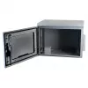 EFB 19 colių sieninė spinta IP55 12U stiklinės durys gylis 600 mm RAL7035