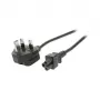 EFB EK499.1,8 UK Power Cable BS 1363A į IEC C5 1.8m juoda 3x0.75mm²