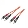 EFB Electronics Duplex Jumper ST-ST 50/125µ, OM2, LSZH, Orange, 3.0mm, 1m