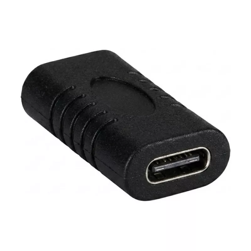 EFB Electronics USB 3.2 Type-C adapteris, Type-C moteriškas - Type-C moteriškas, juodas