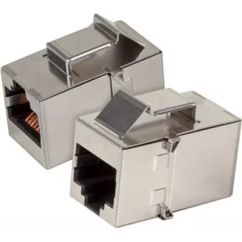 EFB Elektronik 37508.1V2 RJ45 Keystone adapteris, nerūdijantis plienas, IP68, Cat.6, ekranuotas, montuojamas skydelyje