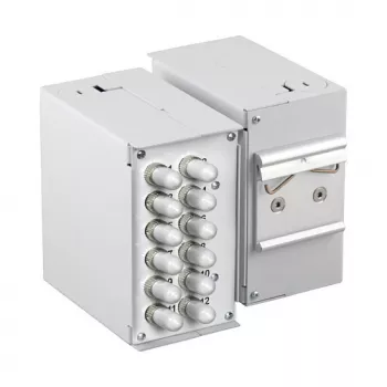 EFB ELEKTRONIK 53705.4V2B2 DIN bėgio priekinis skydelis tuščias 1,7 mm 12x SC-Simplex / LC-Duplex / E2000