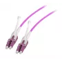 EFB Elektronik Duplex Jumper LC-LC OM4 3m su Push/Pull Tab ir keičiama poliškumu