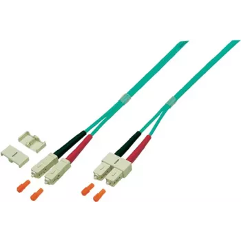EFB-Elektronik Duplex Jumper SC-SC 50/125µ, OM4, LSZH, Erika Violet, 3.0mm, 15m O0318.15