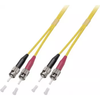EFB Elektronik Duplex Jumper ST-ST 9/125µm OS2 LSZH Geltona 0,5m