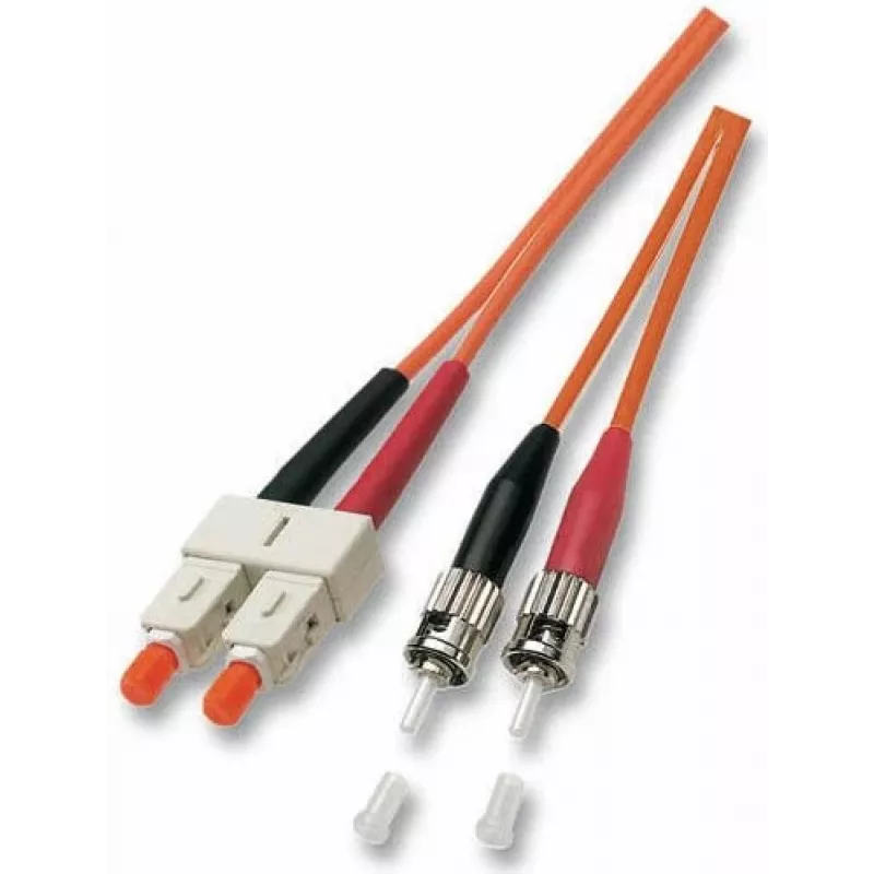 EFB-Elektronik ECOFIBER Duplex Jumper SC-ST 50/125µ OM3 LSZH Aqua 3.0mm 15m