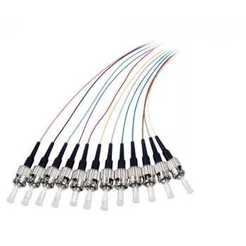 EFB Elektronik Fibre Pigtail ST-II 9/125 OS2 12-Colour Set 2m
