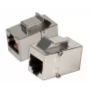 EFB Elektronik Keystone adapterio modulis RJ45 moteriškas į moterišką STP Cat.5e nerūdijantis plienas - 37508.1V3