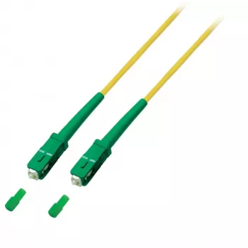 EFB Elektronik tinklo kabelis SC/APC vienmodis (M) 2m dvipusis OS2 LSZH geltonas