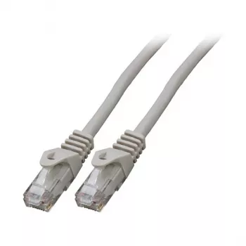 EFB Elektronik RJ45 Patch kabelis Cat.5e U/UTP LSZH CCA AWG24/7 pilkas 1m