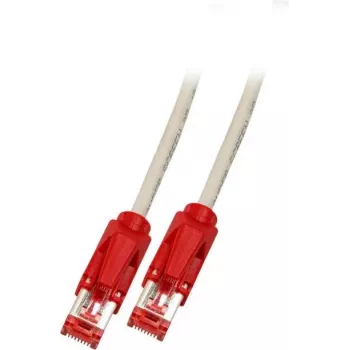 EFB Elektronik RJ45 Patch Cable Cat.6 S/FTP LSZH Draka UC900 TM21 Crossover Red 0.5m