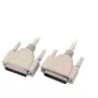 EFB-Elektronik Serial Data Cable 1:1, 2x D-Sub 25 Male-Male, 2.0m, Beige