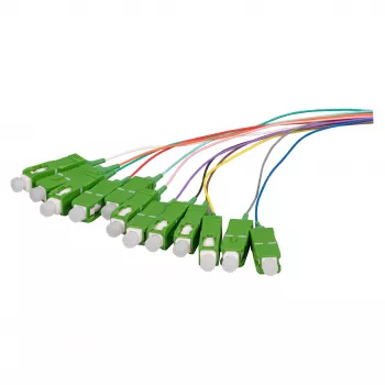 EFB Fiber Optic Pigtail SC OS2 G657A2 12-Colour Set 2m