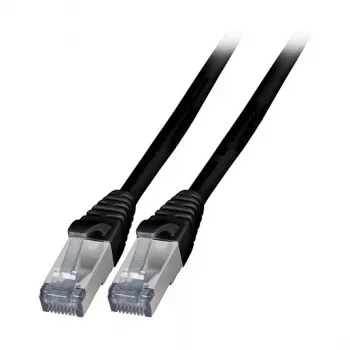 EFB K5538SW.7,5 Cat.6A S/FTP TPE pataisos kabelis RJ45 7.5m juodas