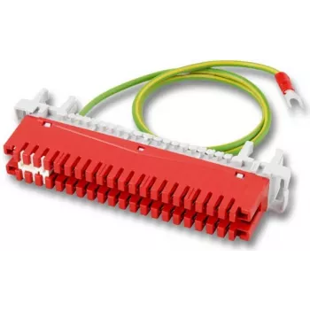 EFB LSA Grounding Bar 2/34 34-Pole for Round Bar Mounting