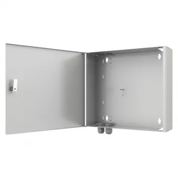 EFB Mini sieninis korpusas 5 moduliams 290x320x88mm, šviesiai pilkas (RAL 7035), IP30, su spyna