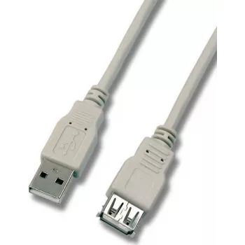 EFB USB 2.0 prailginimo kabelis 1,8 m didelės spartos Type A vyriškas į moterišką juodas K5248.1,8