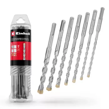 Einhell 265510 SDS-plus gręžtuvų rinkinys, 7 vnt., Ø 6-14 mm, 160 mm