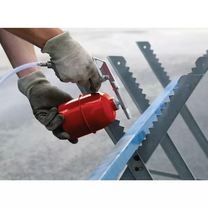 Einhell 4132776 Pneumatinių įrankių rinkinys, 5 dalių, su pūtimo pistoletu, padangų pripūtimo siurbliu, dažų purškimo pistoletu, dugno purškimo pistoletu ir 4 m spiraline žarna