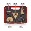 Einhell 708110 XLPLUS-CASE HCS HM daugiafunkcio įrankio priedų rinkinys, 37 dalių