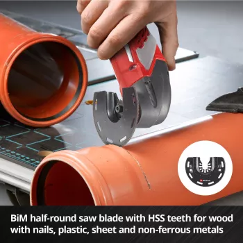 Einhell 708135 XL-PLUS-CASE BiM HSS daugiafunkcio įrankio priedų rinkinys, 10 dalių