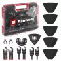 Einhell 708135 XL-PLUS-CASE BiM HSS daugiafunkcio įrankio priedų rinkinys, 10 dalių