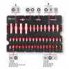 Einhell E-Case 92 dalių dirbtuvių įrankių rinkinys (370514) - Chromo vanadžio plienas, juoda/raudona
