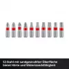 Einhell Karabiner Impact Bit Set 10-Piece 1/4 inch Hex Impact Driver Bits with Carabiner Clip