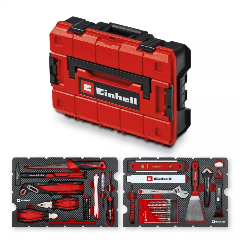 EINHELL-KWB E-Case Renovation Tool Kit, 78-Piece (Black/Red)