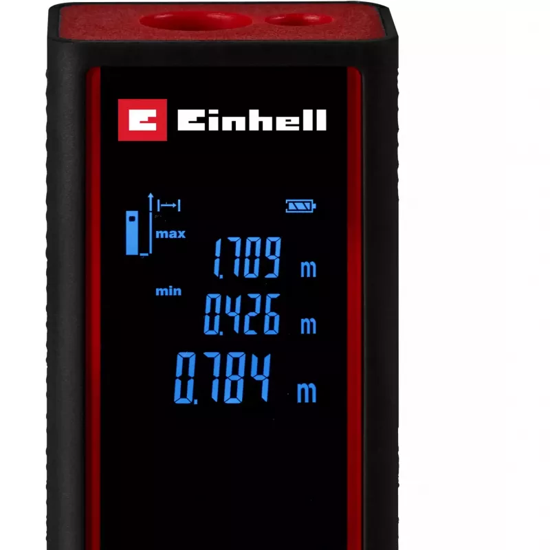 EINHELL Lazerinis atstumo matuoklis TC-LD 30 R (Juoda/Raudona, 5 cm - 30 m)