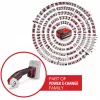 EINHELL Power X-Change Universal Cutter TE-UC 18/6 Li - Solo, 18V (Juoda/Raudona, be akumuliatoriaus ir įkroviklio)