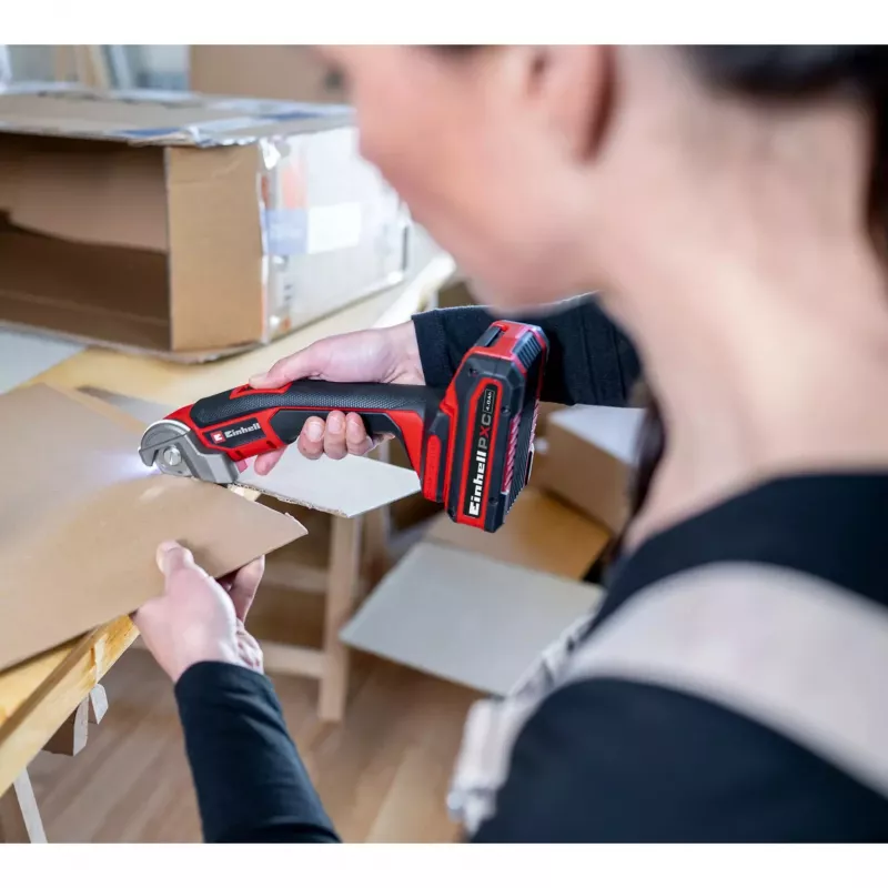EINHELL Power X-Change Universal Cutter TE-UC 18/6 Li - Solo, 18V (Juoda/Raudona, be akumuliatoriaus ir įkroviklio)