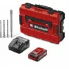 EINHELL Professional belaidis rotorinis plaktukas TP-HD 18/28 Li BL+4, 18V (Raudonas/Juodas, Li-Ion akumuliatorius 3,0 Ah, 4 dalių priedų rinkinys, E-Case S)