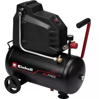 EINHELL TC-AC 190/24/8 I OF Alyvos neturintis kompresorius, 1100 W, 24 L bakas, 8 bar, juodas