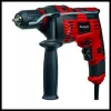 Einhell TC-ID 720/1 E smūginis grąžtas 720 W 2800 RPM greito užveržimo griebtuvas juodas/raudonas