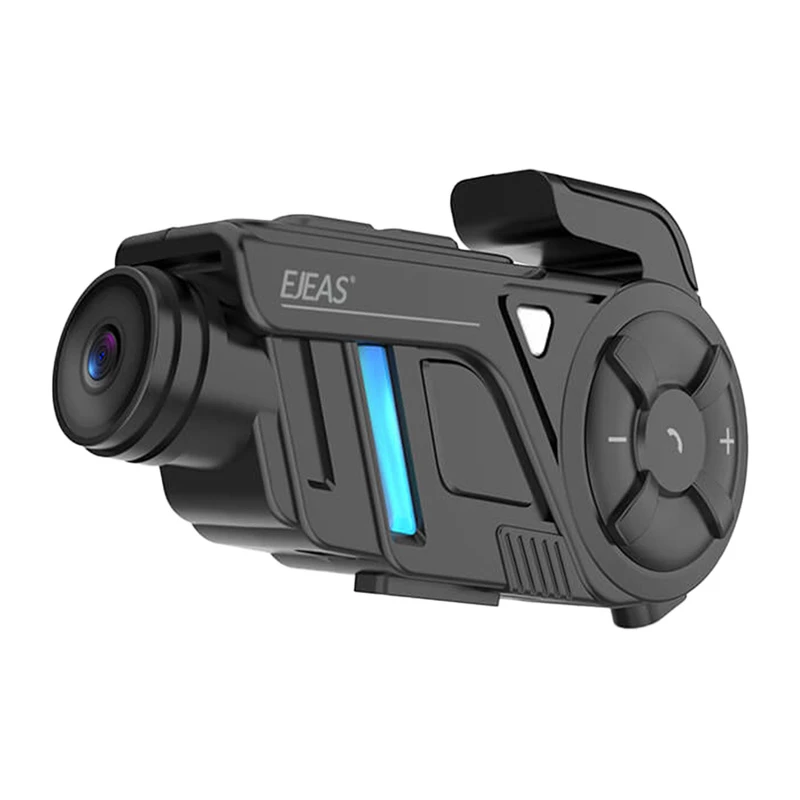EJEAS K1Pro Motorcycle Intercom with 1080P Recorder