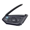 EJEAS MS20 Motociklo interkomo sistema su Bluetooth 5.1, 1000 m atstumu, IP65, CVC triukšmo slopinimu, HD stereo garsiakalbiais, FM radiju, USB-C, iki 20 h pokalbio laiko