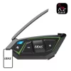 EJEAS MS8-SE Bluetooth motociklininkų domofonas - 8 motociklininkai, 1,5 km atstumas, IP65, 20 h pokalbio laiko