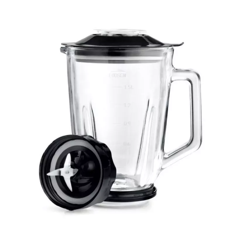 ELDOM BK7S STALO 2.0 L Stiklinis blenderis 1000 W juodas/sidabrinis