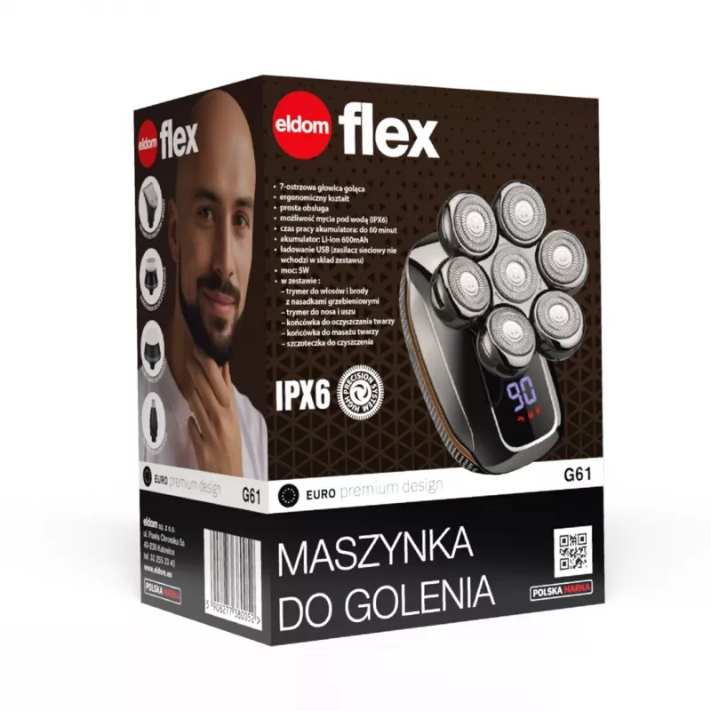 ELDOM elektrinis veido ir galvos skustuvas 5-in-1 G61