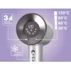 ELDOM HT280 Plaukų džiovintuvas, 1650 W, pilkas, 3 šilumos režimai, 2 greičio režimai, šalto oro funkcija, koncentratoriaus antgalis, nuimamas oro filtras, pakabinimo kilpa, apsauga nuo perkaitimo, 1,8 m laidas