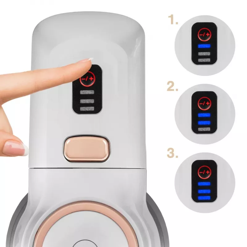 ELDOM OB210 belaidis 2-in-1 lazdelinis ir rankinis dulkių siurblys, 22.2V Li-ion, 40 min veikimo laikas, HEPA, LED šepetys, sidabrinis