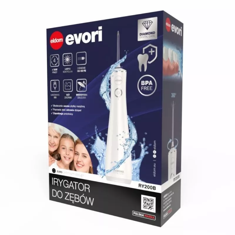 ELDOM RY200B EVORI belaidis burnos irigatorius baltas