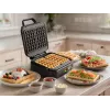 ELDOM WA900 vaflių keptuvė 1200W juoda