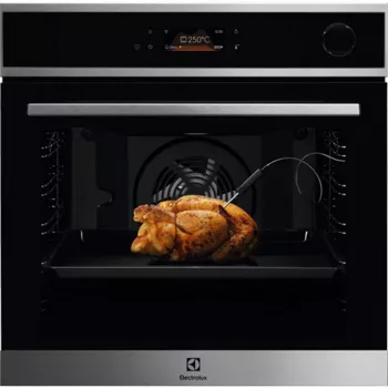 Electrolux EOC8P39WX Įmontuojama vieno krosnelė su pirolitiniu savaiminiu valymu, 71 L, A+ energijos klasė, nerūdijantis plienas