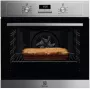 Electrolux EOF3H50X Įmontuojama elektrinė vieno lygio orkaitė, 71 l, nerūdijantis plienas