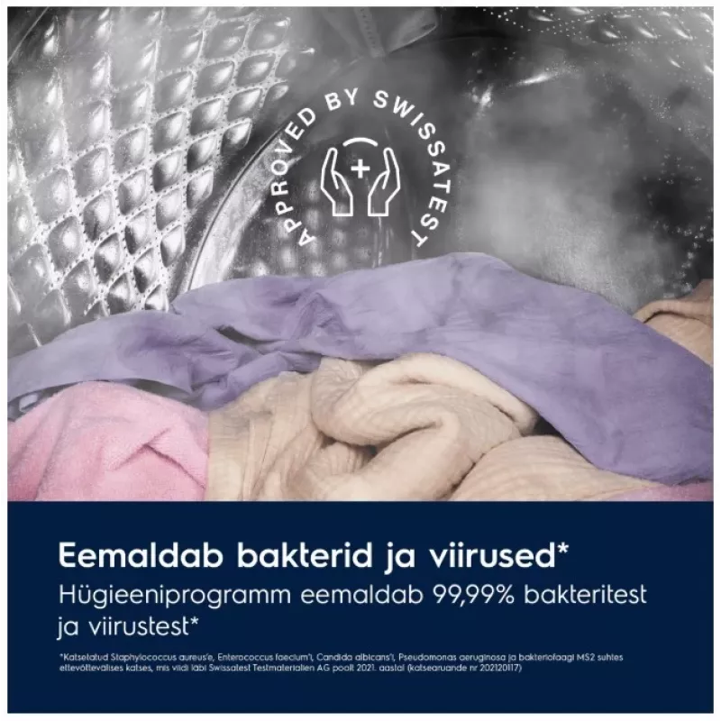 Electrolux EW6F8492E 9kg 1400rpm priekinio pakrovimo skalbimo mašina (inverterinis variklis, energijos klasė A, balta)